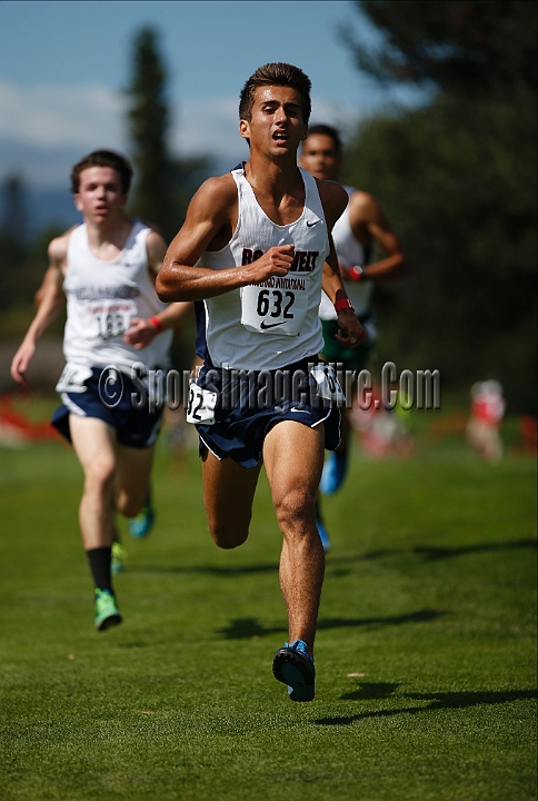 2014StanfordSeededBoys-459.JPG - Seeded boys race at the Stanford Invitational, September 27, Stanford Golf Course, Stanford, California.
